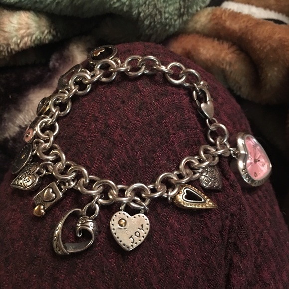 Brighton watch charm bracelet hearts GREAT DEAL - Picture 6 of 8